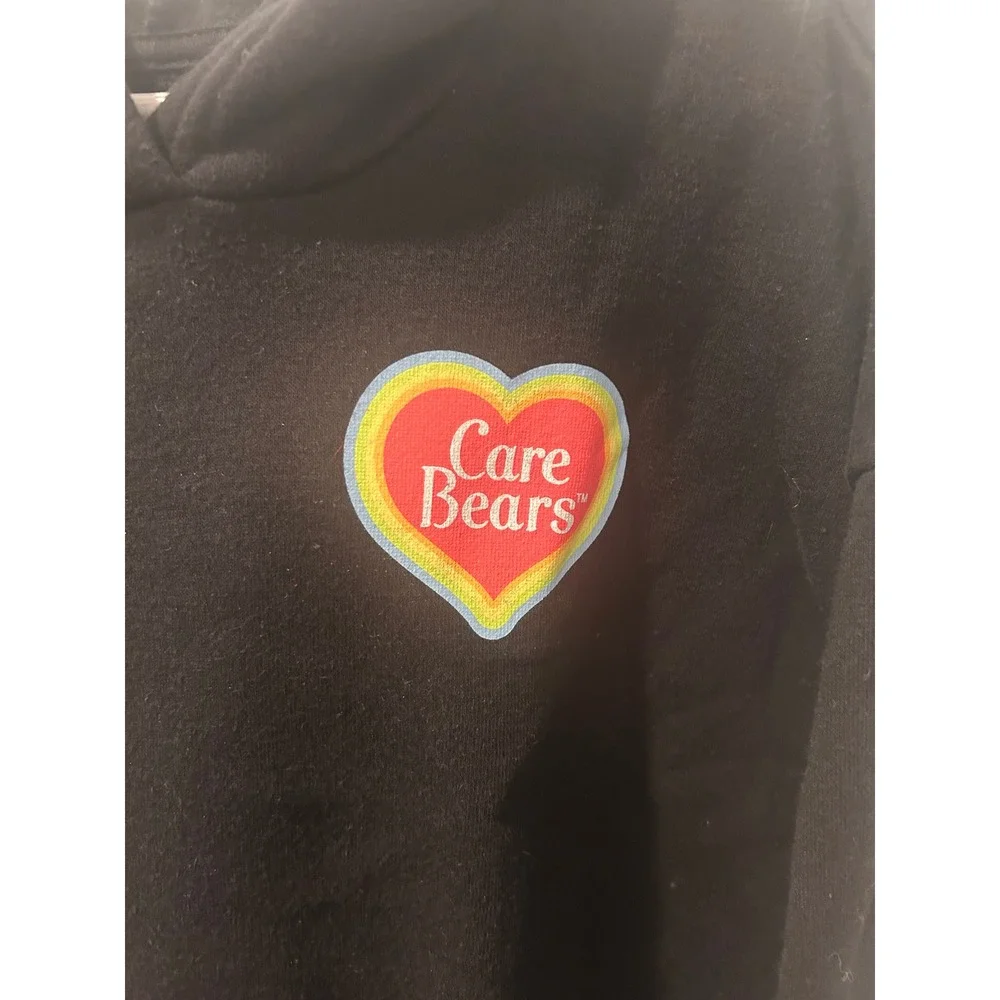 Old Navy Kids Care Bears Cuter Together Black‎ Graphic Hoodie Size M 8